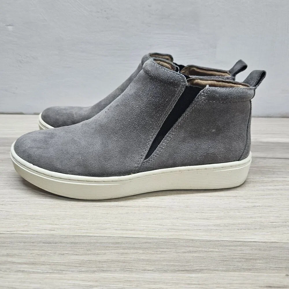 Sofft Britton Womens Gray Boots Size 7 Leather Casual